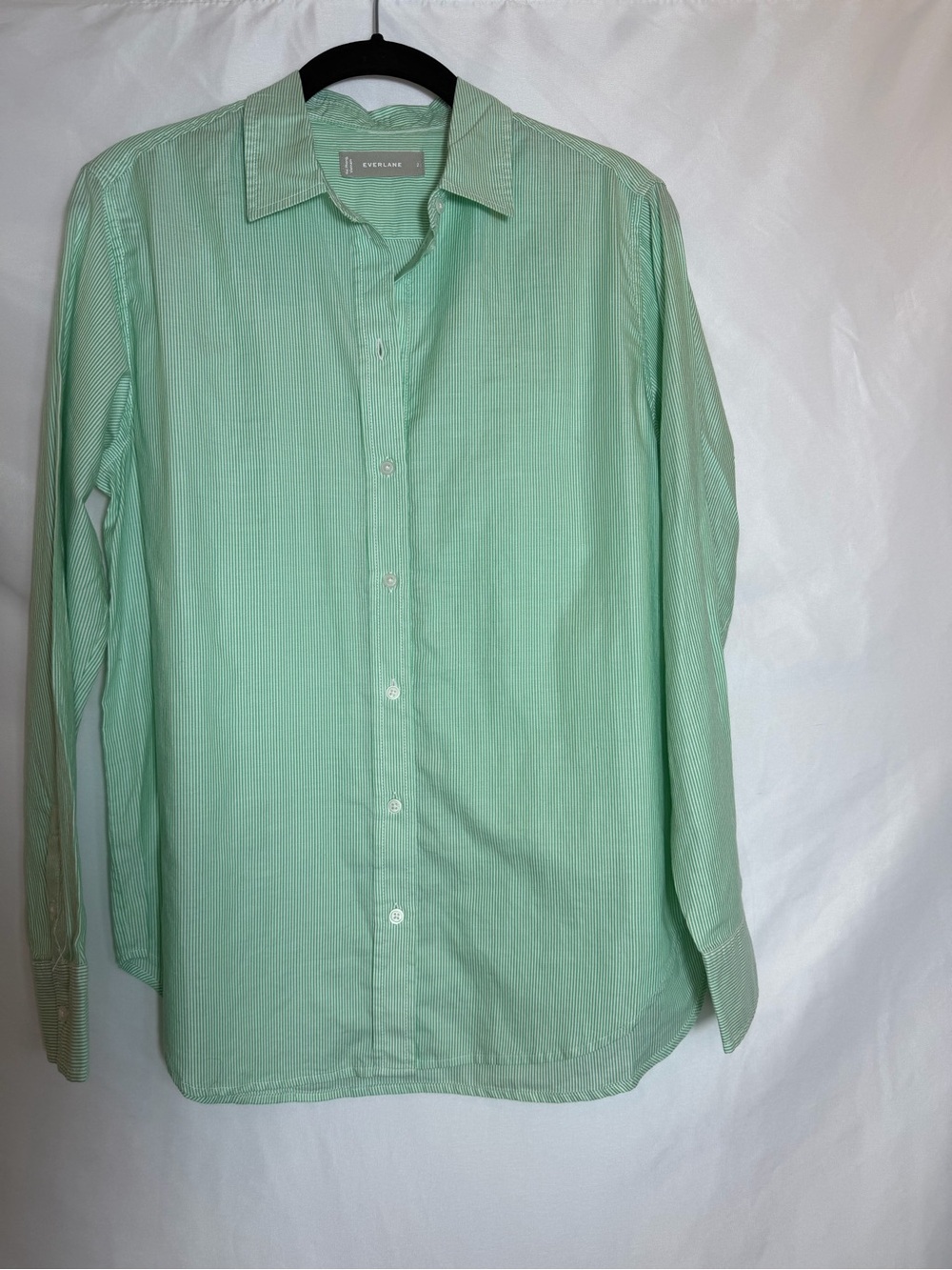 Everlane women’s  Mint Green Button-Up Shirt